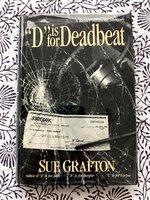 D is for Deadbeat first edition by Sue Grafton