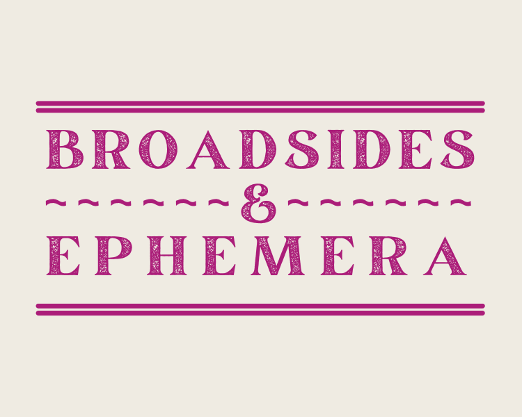 Broadsides & Ephemera logo