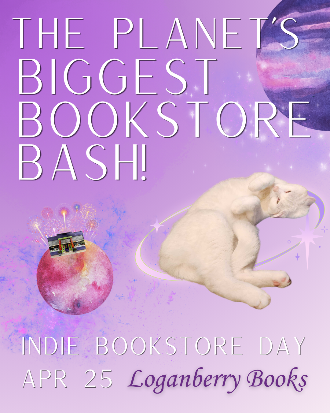 INDIE BOOKSTORE DAY: THE PLANET'S BIGGEST BOOKSTORE BASH!