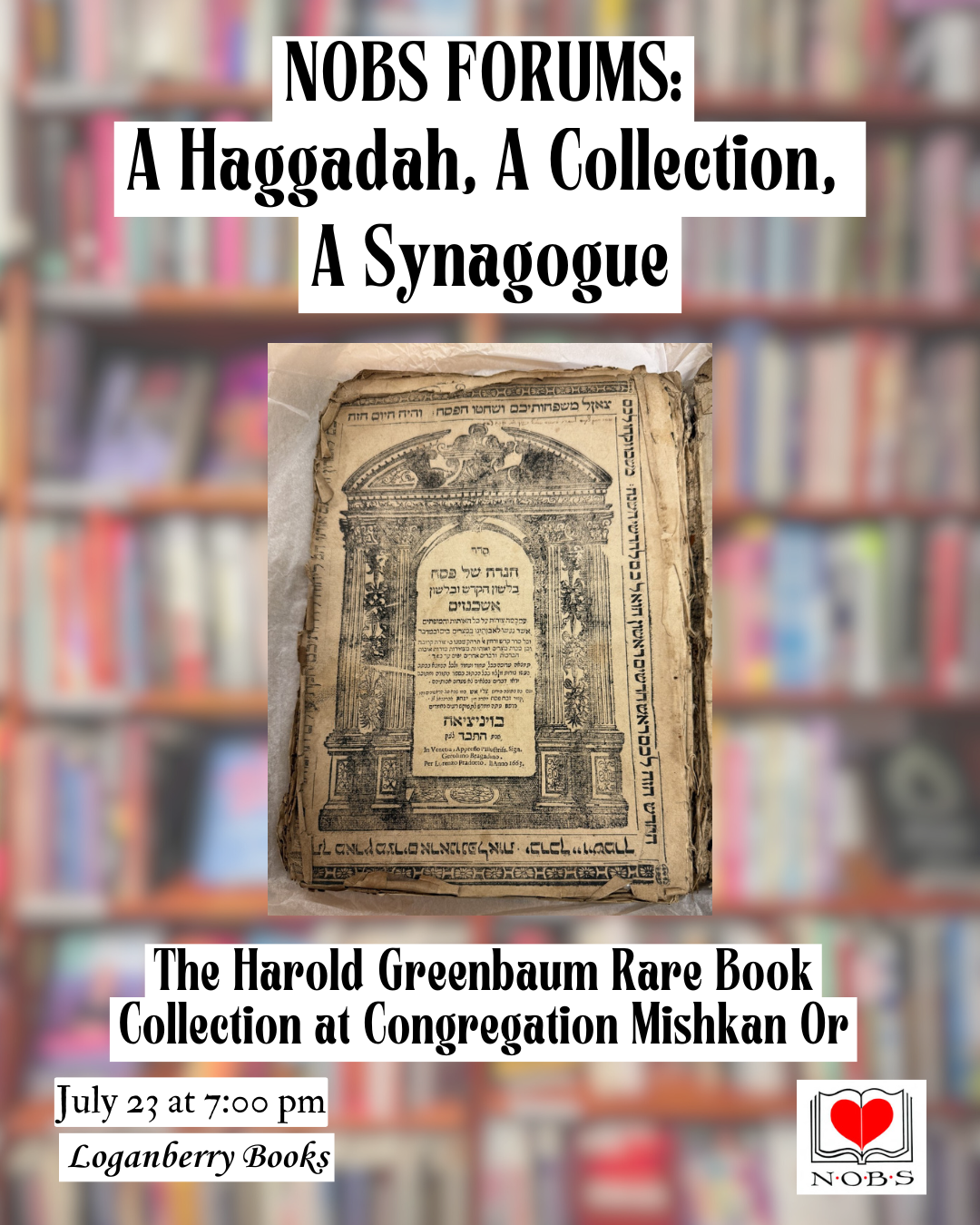 Event title with image of the Rothstein Forum title page