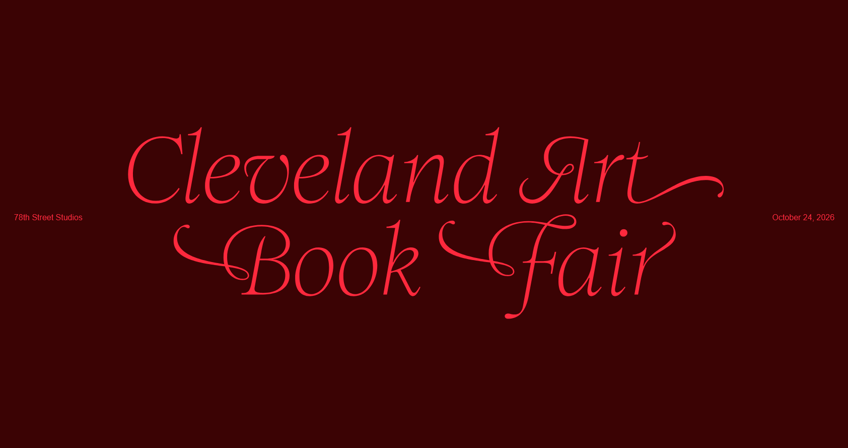 Cle Fair Rides Cleveland Art Book Fair | Loganberry Books