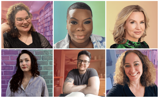 A collage of six headshoots featuring: Tristan Summers, Jamie Stewart Crawford, Stafford Hartman, Eris Eady, Michelle Wallace, and Taylor Patterson. 